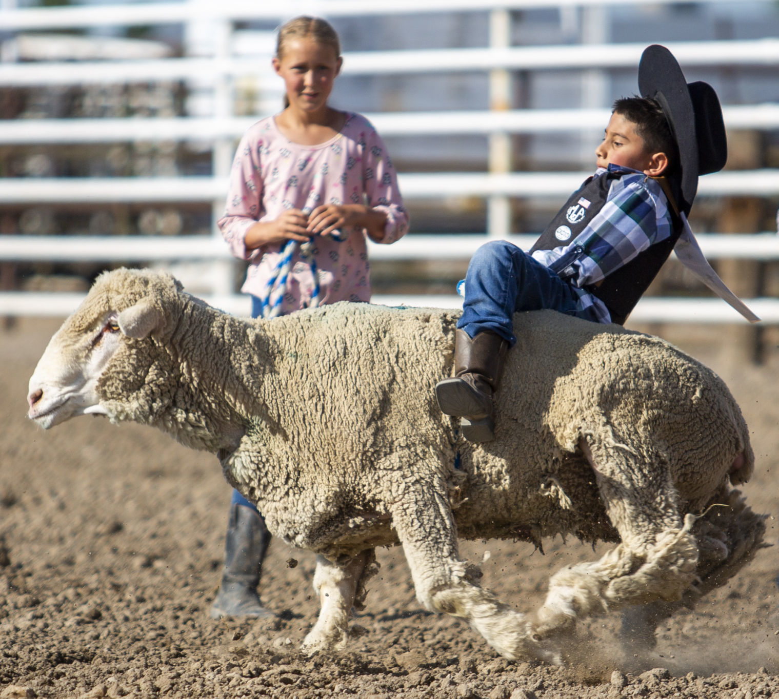 Mutton Busting in Minidoka